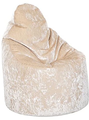 Loft 25 Gaming Sitzsack für Erwachsene | Wohnzimmer Sitzsäcke,Sitzsack-Sessel | Indoor Bodenkissen EPS-Perlen als Bean-Bag-Füllung | Ergonomisches Design für Körperunterstützung (Mink)