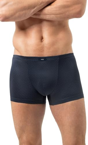Mey Herren Boxershorts enganliegend Serie Greymouth | Klassischer Sitz, kurzes Bein, Ummantelter Elastikbund, Mit Weblabel, Minimalprint, Flache Beinabschlüsse, Gr. 5-8