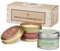Almeara 2-in-1-Kerzen-Kombination – Salbei & Palo Santo Set – 2 x 105 g – lange Lebensdauer | +40 Stunden Brenndauer | 100 % Sojawachs paraffinfreie Kerze für die Reinigung des Hauses – Geschenk-Box,