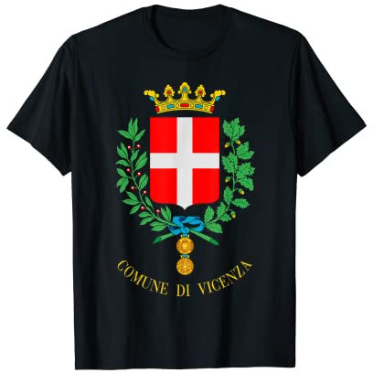 Stemma Vicenza Jersey Bandiera Calcio Maglietta