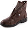 Toocool Stivali Donna Stivaletti Strass Anfibi Biker Invernali Scarpe G621 [37,Marrone]