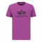 Alpha Industries Herren Camiseta Basic para Hombre Kurzarm Shirt, Dark Magenta,