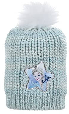Disney Frozen Mädchen Mützen (Blau,54)