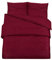 vidaXL Bettwäsche Set Bettgarnitur Bettbezug Kissenbezug Deckenbezug Bettwaren Pflegeleicht Knitterfrei Bordeauxrot 140x200cm Baumwolle