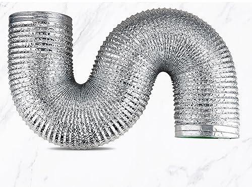 AITAF Dryer Vent Hose Ø 80/100/110/120/150/160/170/180/200mm Flexible Hose Air Conditioner Hose Cooker Hood Hose 2 Stainless Steel Clamps Include For Dryer, Kitchen (Color : 1.5m, Size : 120mm)