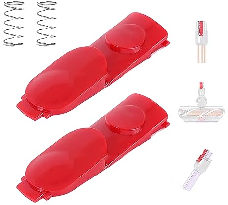 Chuancheng 2Pcs Cleaner Head Clip Latch Tab Button Replacement for Dyson V7 V8 V10 V11 V15 Vacuum Cleaner Accessories Part
