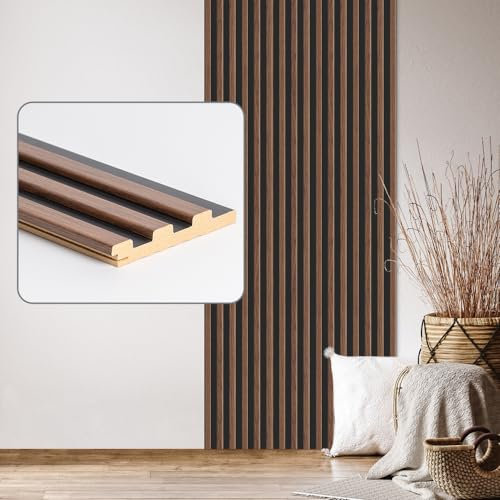 Wandpaneele & Deckenpaneele Desiwa 6er-Set in Eiche Braun Schwarz 10,7x130 cm Holzoptik Holz MDF Holzpaneele