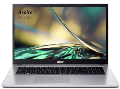 Acer Aspire 3 A317-54-73VM, ordenador portátil Full HD IPS de 17,3, ordenador portátil (Intel Core i7-1255U, RAM de 16 GB, SSD 512 GB, Intel Iris Xe Graphics, Windows 11), portátil gris, teclado