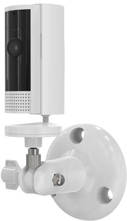 HOLACA Wall Mount Bracket Compatible with Indoor Camera (2nd Gen) and Pan-Tilt Indoor Camera, 360° Adjustable Sturdy Indoor Bracket Mounting Kit (Wall Mount, White)