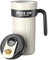 Homealexa Smart Coffee Travel Mugs 650ml, Stainless Steel Vacuum Insulating Cup, LED Touch Screen Temperature Gauge (Black and White)