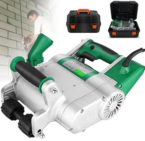 XNXYSMKJ Wall Groove Cutting Machine, Electric Wall Groove Cutting Machine, Concrete Cutting Groove Cutting Machine, Portable Floor Tile Wall Groove Cutter (25mm)