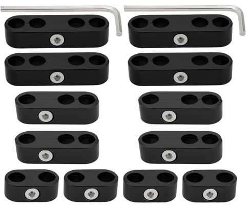 The Lord of the Tools 12Pcs Spark Plug Wire for 7MM 8MM Separator Car Ignition Cable Separators Ignition Cable Separators Holder Wire Separators Dividers Looms for Car