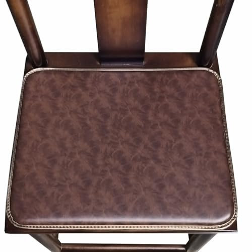 Stuhlkissen Wasserdichtes Lederkissen für Esszimmer rutschfeste Sitzkissen Sitzkissen Stuhl Outdoor Indoor Hoch de Sitzpolster Stuhlauflage Gartenstuhl Dtuhl für Esszimmer, Küche, Garten(J7,40x45cm(16