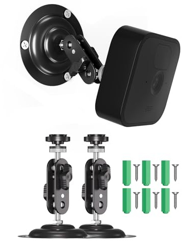 Blink Kamera Halterung für den Außenbereich, um 360 Grad verstellbare Metall Wandhalterung für Blink Kamera, Blink 4. Generation/Blink 3. Generation/Blink XT/Blink XT2/Blink Mini Kamera Halterung