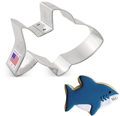 Formina per Biscotti Stampo Cucciolo di Squalo 10,16 cm, Prodotto negli Stati Uniti da Ann Clark