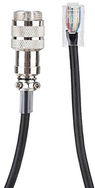 Hakeeta Cavo di conversione da 8 Pin Maschio a RJ-45, Adattatore per Yaesu FT-450D FT-897D FT-991 FT-891, Compatibile con Vari Tipi di microfoni