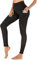 Yaavii Leggings für Damen, Sport, Yogahose, mit hohem Bund – Basic, Schwarz - Sexy, Large