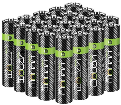 Venom Power - Batterie ricaricabili AA ad alta capacità da 2100 mAh, confezione da 24