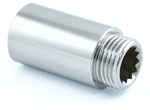 40MM - 1/2 Inch Chrome Rigid Radiator Valve Extension