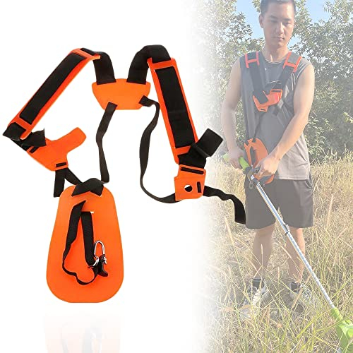 Bemaxy Rasenmäher Trimmer Geschirr Gurt – Verstellbarer Gras-Motorsense Schultergurt, Gartenhilfe-Teile