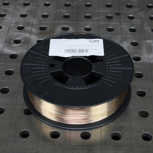 Hyundai Welding CuSi3 Draht 1,0mm Schweißdraht D100/D200/D300 Spule Rolle 2.1461 zum Mig Löten (D200, 5,0 Kg)