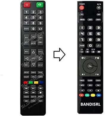 Remote SU8978 Bandisrl Telecomando Compatibile già programmato per Smart Tech specifico Modelli in Descrizione