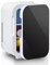 TUKAILAi Mini Fridge 10L Portable Compact Fridge, AC/DC Power Quiet Cooler & Warmer for Skincare Food Drinks, Small Fridges Low Noise Quite for Bedroom Car Office Travel,Black