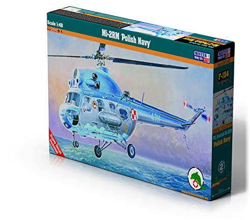 Mistercraft Modellbausatz Mi-2 RM Polish Navy Maßstab 1:48 Plastikbausatz, Bausatz zum Zusammenbauen Kunststoffmodell, Bauanleitung,296mmx252mm