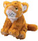 EcoBuddiez - Tiger von Deluxebase. Kleine weiche Plüschtiere aus recycelten Plastikflaschen. Umweltfreundliches Kuschelgeschenk für Kinder und niedliches Kuscheltier für Kleinkinder.