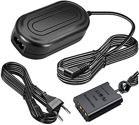 Gonine DK-X1 DC-Koppler AC-LS5 Netzteil (NP-BX1 Dummy-Batteriewechsel) Kit für Sony Cybershot ZV-1, DSC-RX1, RX1R, RX100 II III IV V VI VII, M2 M3 M4 M5 M6/B M7, HX50 HX90 HX300 WX300 WX350 WX500