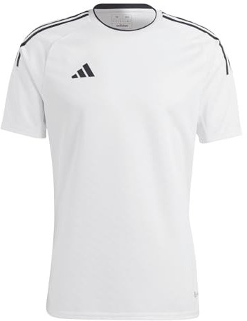 Adidas Mens Jersey (Short Sleeve) Campeon 23 Jersey, White/Black, HT6550, 3XL