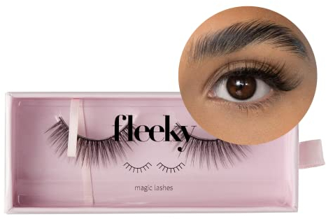 fleeky Magic Lashes - Vegane & tierversuchfreie fake Lashes für deinen perfekten Augenaufschlag on fleek, künstliche Wimpern zum Kleben aus Synthetikhaar (just lashes, Buttercup)