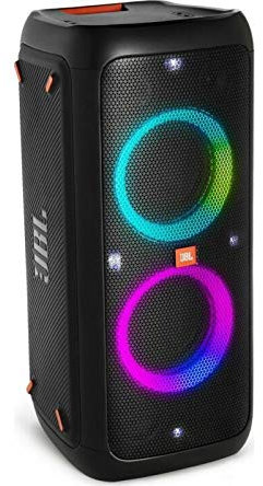 JBL PartyBox 310 Haut-parleur Bluetooth sans fil avec éclairage dynamique intégré, mode karaoké, basses puissantes et prise en charge de l'application JBL Noir