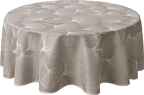 Le linge de Jules Biloba Tischdecke, fleckenabweisend, rund, 160 cm