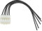 VGOL Connettore cablaggio per fanali posteriori auto a 5 pin 51277277 compatibile con Panda Mk3 169/Punto Project 188/Stilo 192 spina di cablaggio del telaio della luce posteriore 17 cm