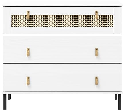 Woodroom Valencia - Sideboard Kiefer massiv lackiert 90x80x40 cm Kommode Schrank weiß