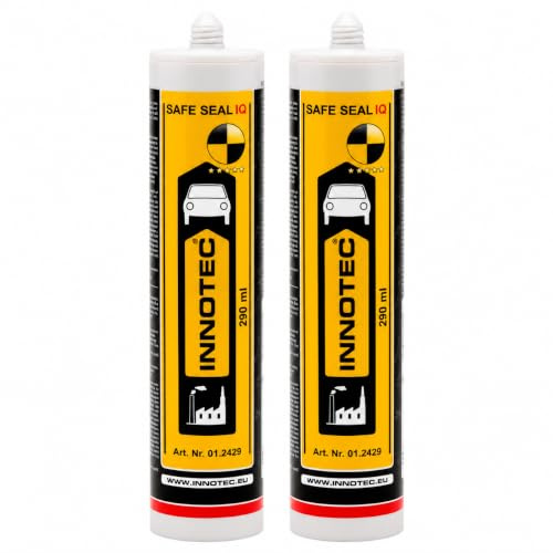 MP Produkt 2 pezzi Innotec Safe Seal IQ – colla per vetri senza primer – prima colla per vetri 1K al mondo – Certificazione TÜV – per auto, camion, autobus, treni e barche