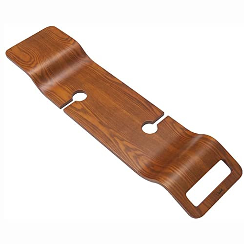 NoaLED Holz-Badewannentabletts, Badetisch, luxuriöses Caddy-Tablett, Handy-, Buch-, Tablett- und Weinglashalter – Geschenkidee für Ihre Lieben, Dunkelbraun