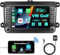 Jimtour Bluetooth Autoradio Mit Bildschirm für Golf 5 6 VW Polo T5 Passat Touran Seat Mit Navi WLAN, Apple Carplay, Android Auto, UKW, Lenkrad Strg, 2Din Android 13 Dab Auto Radio Touch Display 7 Zoll