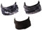 Hilltop 3 x Motorrad Multifunktionstuch, Schlauchtuch, Sport-Halstuch, Bandana / 3-er Set in aktuellen Designs, 3er Set:Dark Knight