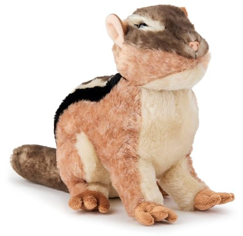 Zappi Co Backi das Backenhörnchen Plüschtier Chippy (29cm) Backentaschen-Kumpel - Weich, Kuschelig, 100% Recycelt - Entzückender Eichelliebhaber