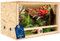 ITA Holz Terrarium 80x50x50 cm mit Seitenbelüftung & Integriertem Hygrometer - Holzterrarium aus OSB-3 Platten - Terrarien für Reptilien, Schlangen, Amphibien - EU Produkt, FSC Zertifiziert