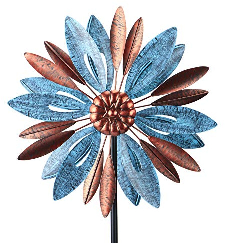 WONDER GARDEN Wind Spinners Outdoor - Metal Wind Spinner Windmill, Kinetic Wind Sculpture & Spinners for Yard Patio Lawn Decor