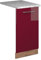 Vicco Geschirrspülblende Fame-Line, Bordeaux Hochglanz, 45 cm, AP Marmor