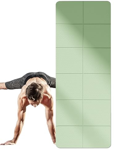 Faltbare Fitnessmatte – tragbare Fitnessmatte für Zuhause, Workout