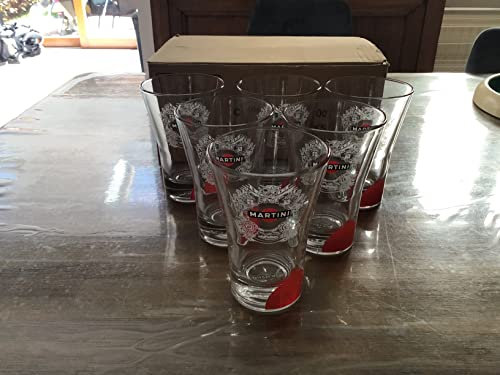Martini Lot de 6 Verre a Cocktail et Tonic Neuf