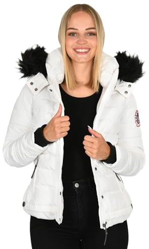 Navahoo warme Damen Winter Jacke Parka Mantel Stepp Kurzjacke gefüttert B301