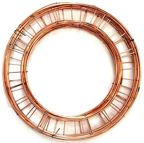 floral natalie 8 wire wreath rings flowers/grave/memorial craft christmas wreath (10 Rings)