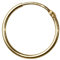 NKlaus 585 echt GOLD EINZEL HERREN Creole Ohrring Ohrschmuck Ohrhänger 17,5 mm 1754