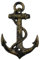 Ganci di Ancoraggio Nautico Gancio Decorativo da Parete in Ghisa Bronzo Antico, Tesori delle Isole dei Caraibi